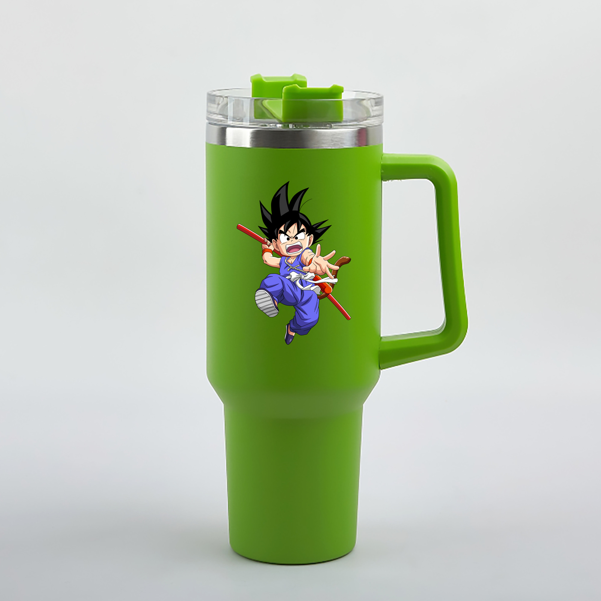 （画像用） ドラゴンボール 孫悟空（そん ごくう）Son Goku カカロット DRAGON BALL Kakarotto 1200mL車用タンブラー（カラープリント）